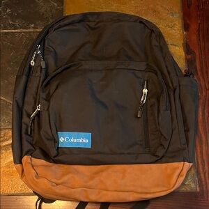 Columbia Black and Tan Backpack